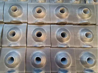 Placa de arandela galvanizada