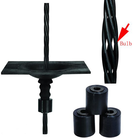 Bulb Ankare Kabel Bult