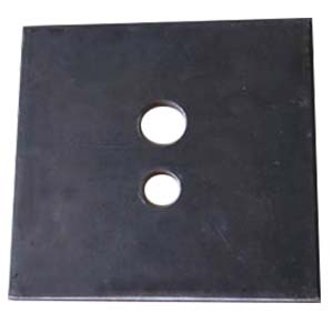 Placa plana para parafuso de cabo