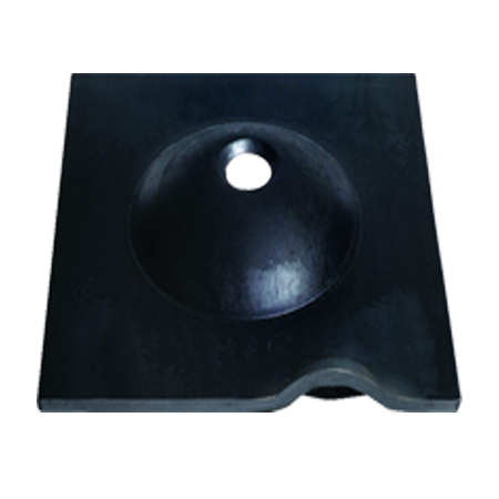 Kupolformad platta 200X200X5