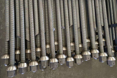 Anclaje de barra roscada con extremo afilado